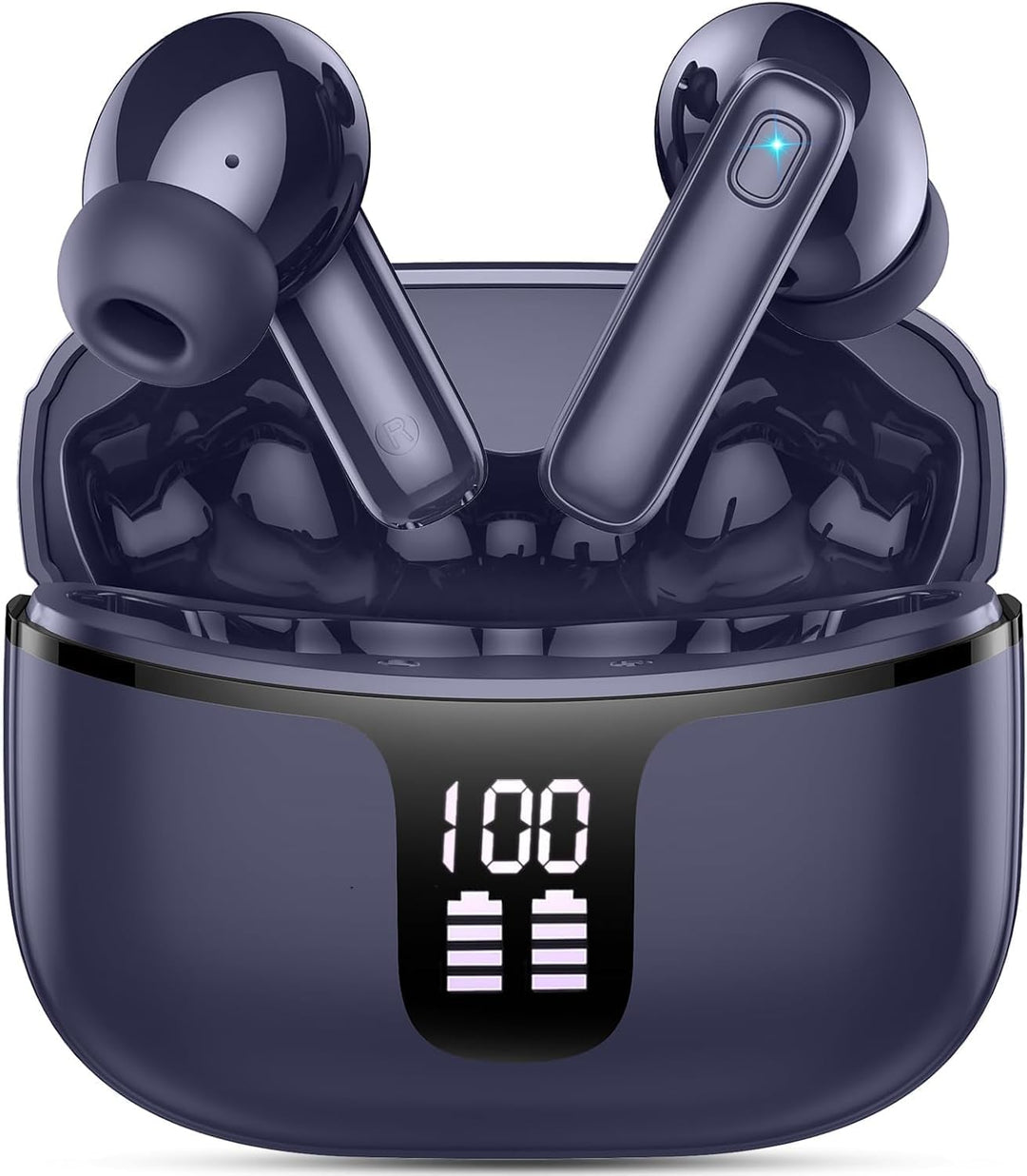 Drsaec Kabellose Bluetooth 5.3 Kopfhörer,Bluetooth Kopfhörer HiFi Stereo mit ENC Geräuschunterdrücku