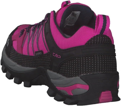 CMP Damen Rigel Low Wmn Shoe Wp Trekking-& Wanderhalbschuhe 41 EU Pink Fluo B Blue, 41 EU Pink Fluo