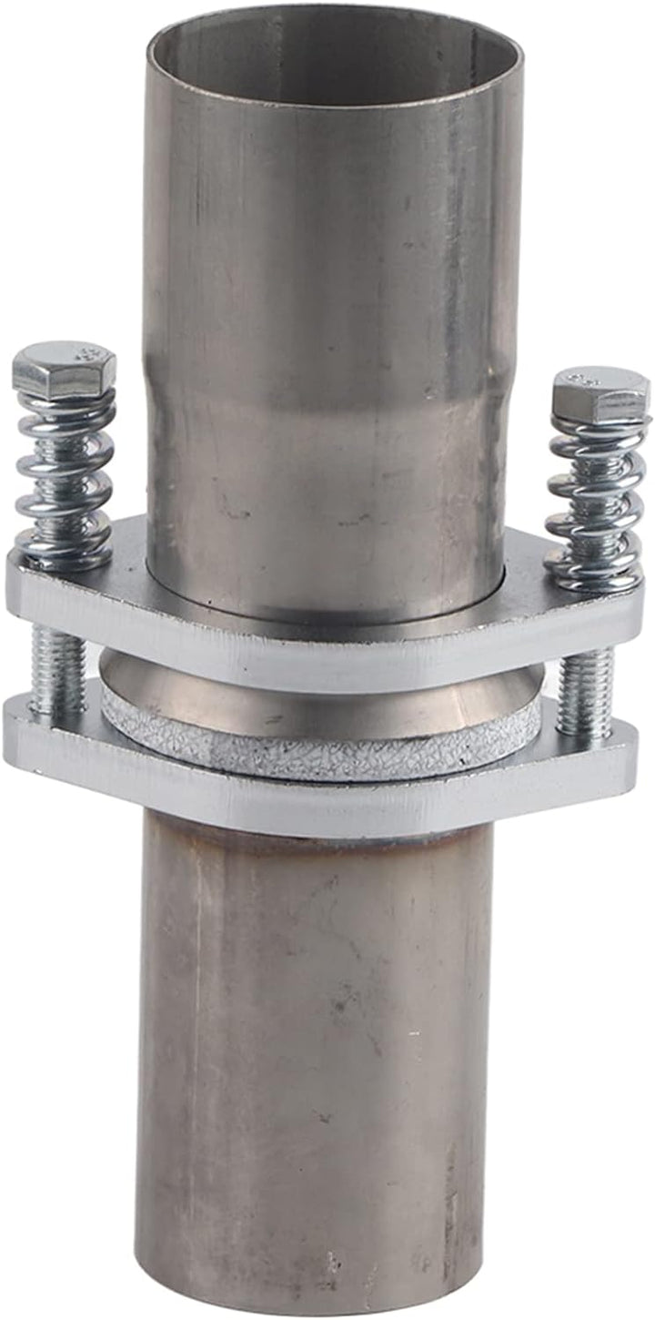 Flansch Auspuff, Universal 2.5in Stahl Quick Fix Auspuff Federbolzen Flansch Reparaturrohr Kit