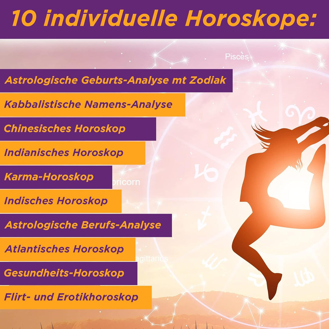 Das Buch deines Lebens - Geburtshoroskop personalisiert, Dein ganz persönliches Horoskop, Geschenk z