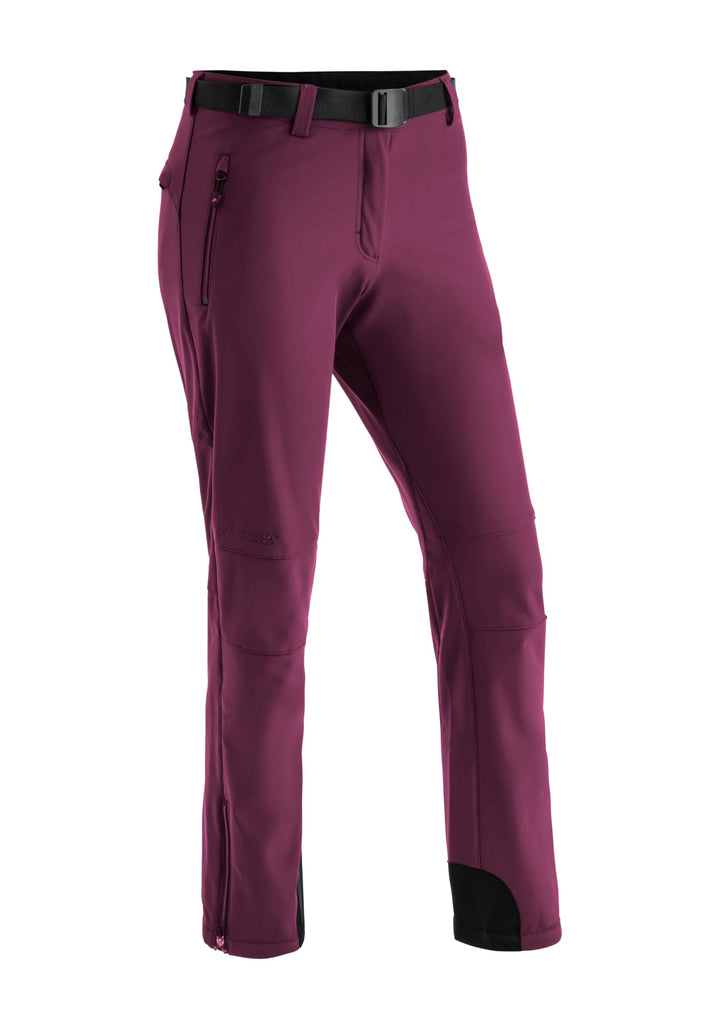 Maier Sports Damen Softshellhose Tech Pants W, funktionale Outdoorhose, atmungsaktive Wanderhose, Tr