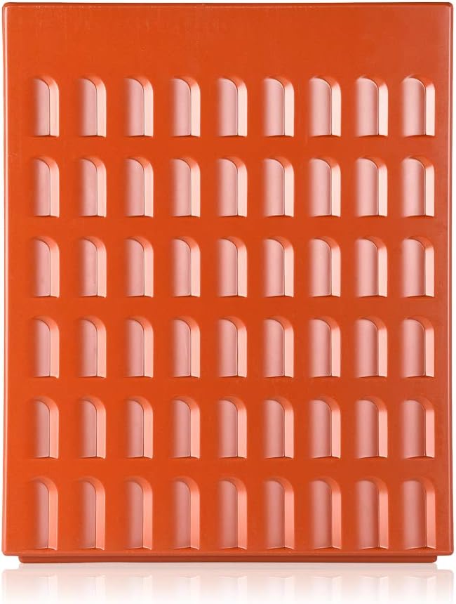 Kartell EUR, Hocker, 36 x 36 x H 45 cm Erdrot, Erdrot