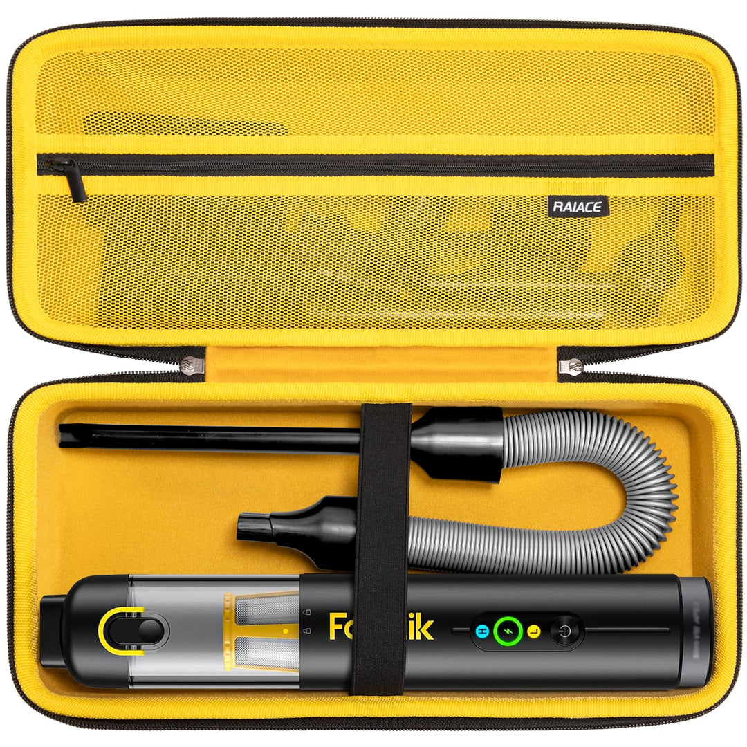 RAIACE Autostaubsauger-Etui, Hartschalen-Reiseetui, kompatibel mit Fanttik V8 Apex/Slim V8 Mate/ V10