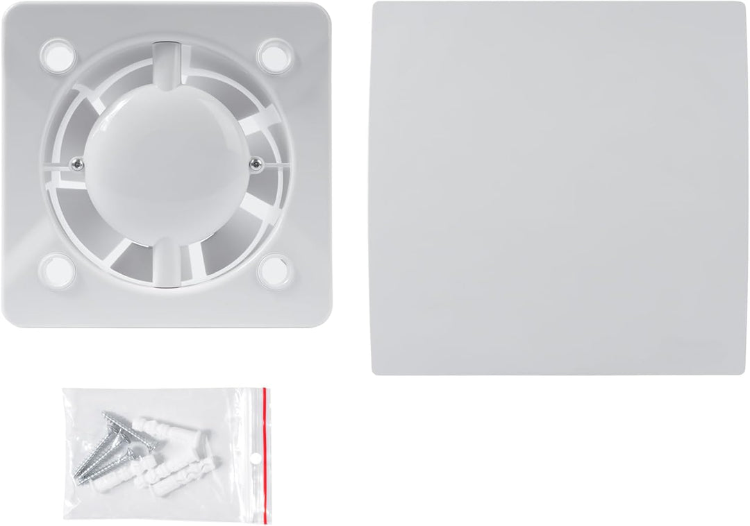 Vent Systems Badlüfter 100mm Weiss Wasserdicht Badventilator mit Lichtschalter-Aktivierung - IPX4 37