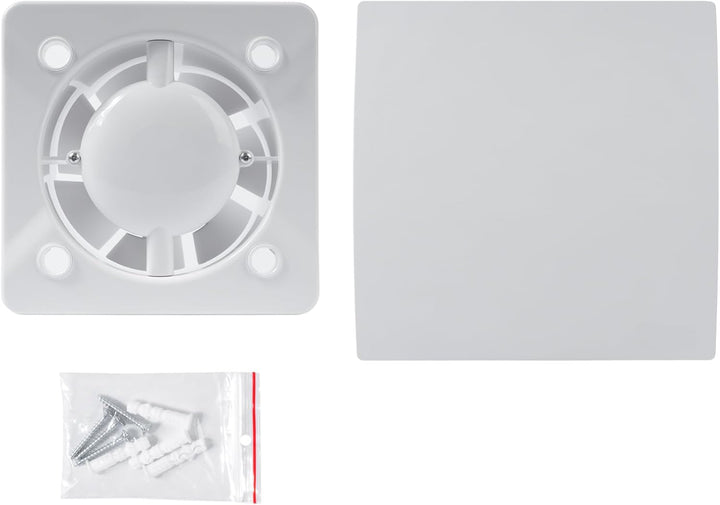 Vent Systems Badlüfter 100mm Weiss Wasserdicht Badventilator mit Lichtschalter-Aktivierung - IPX4 37
