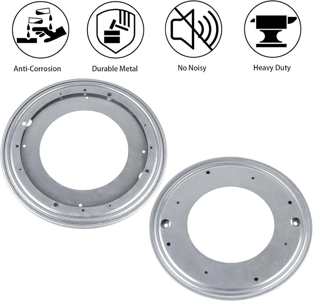 HSTECH 30,5 cm Lazy Susan, 362,9 kg drehbare Lagerplatte, robust für drehbaren Tisch, Bücherkoffer,