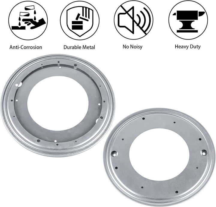 HSTECH 30,5 cm Lazy Susan, 362,9 kg drehbare Lagerplatte, robust für drehbaren Tisch, Bücherkoffer,