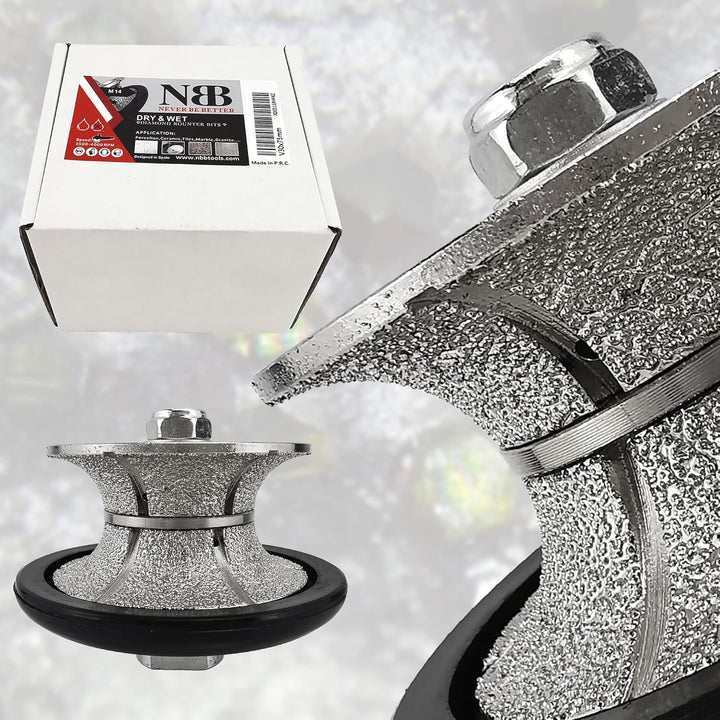 NBB Diamant-Profilscheibe Diamantfräser Fräsbohrer Trenn Reibahle Profilierungs-Bit für Porzellan Fl