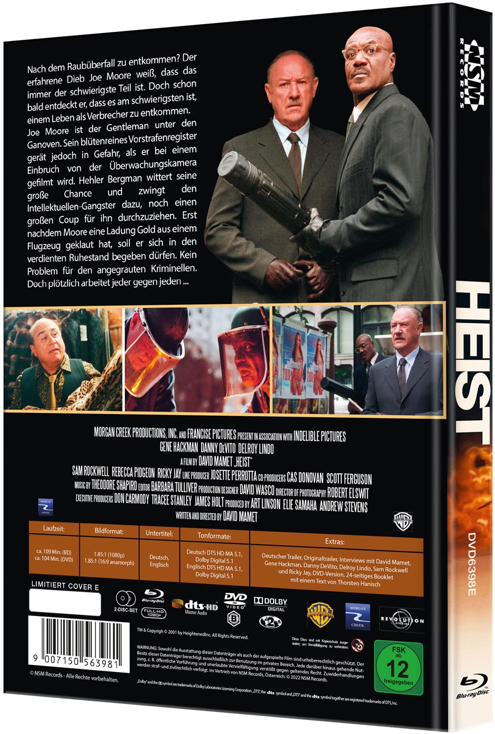 Heist - Der letzte Coup [Blu-Ray+DVD] - uncut - limitiertes Mediabook Cover E, Blu-ray