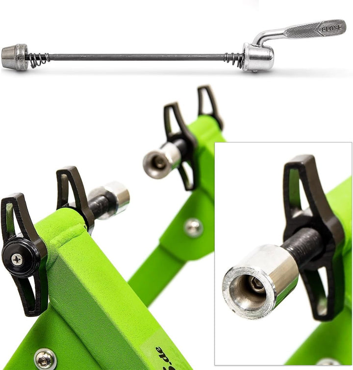 Relaxdays Fahrrad Rollentrainer inkl. Schaltung mit 6 Gänge für 26-28", bis zu 120 Kg belastbar, Hei