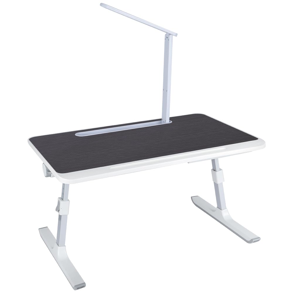 OHMG Betttisch, Laptop-Ständer, faltbar, höhenverstellbar, grosser Betttisch zum Arbeiten, Lesen und