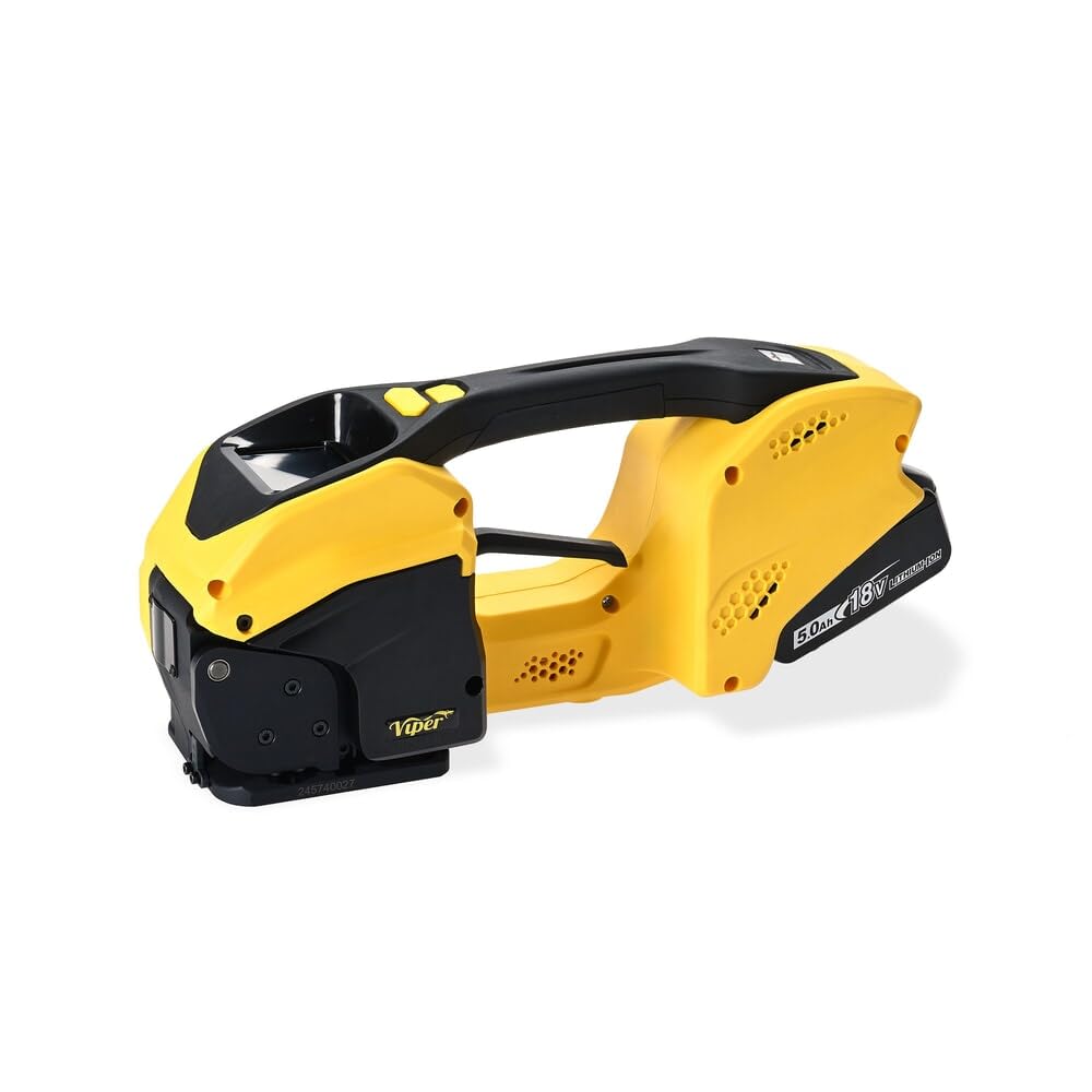 Steinbock Umreifungsgerät | vollautomatisch | 18 V / 5,0 Ah Akku | 9-16 mm Bandbreite | bis zu 2.700