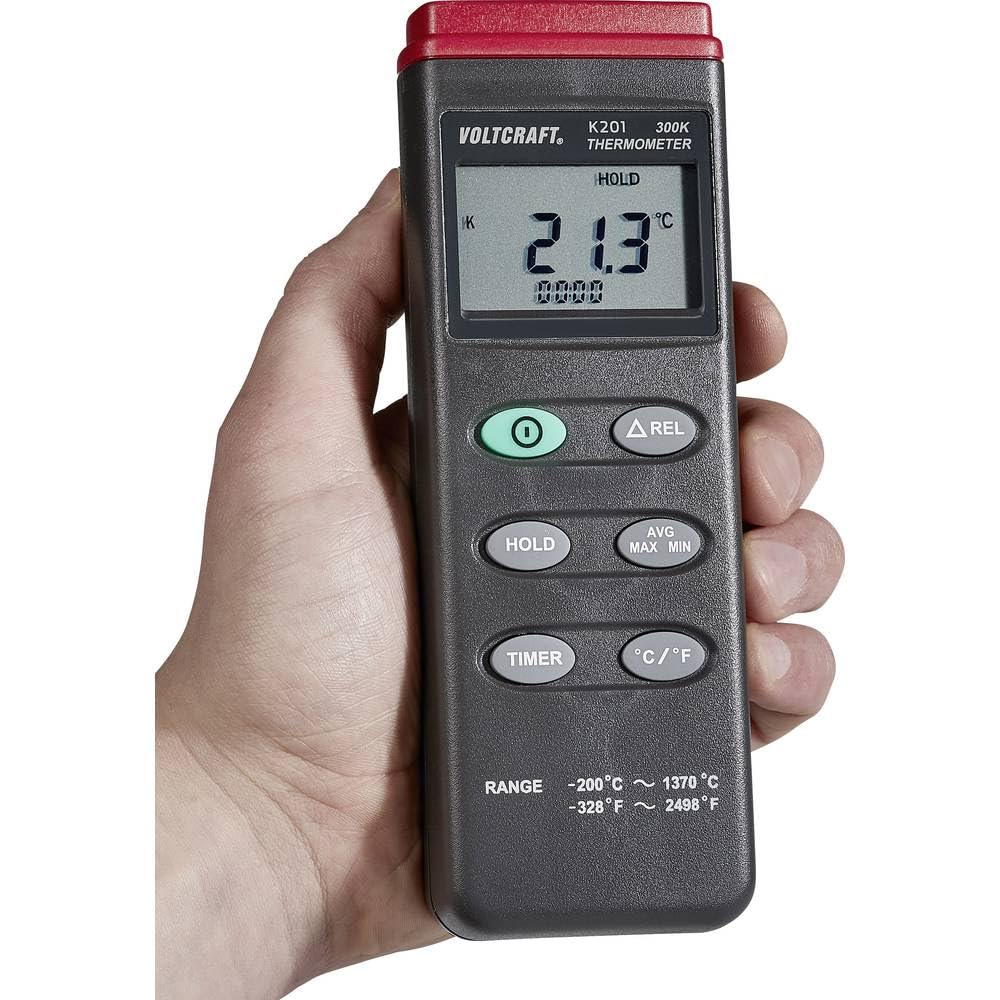 VOLTCRAFT K201 Temperatur-Messgerät -200 - +1370 °C Fühler-Typ K