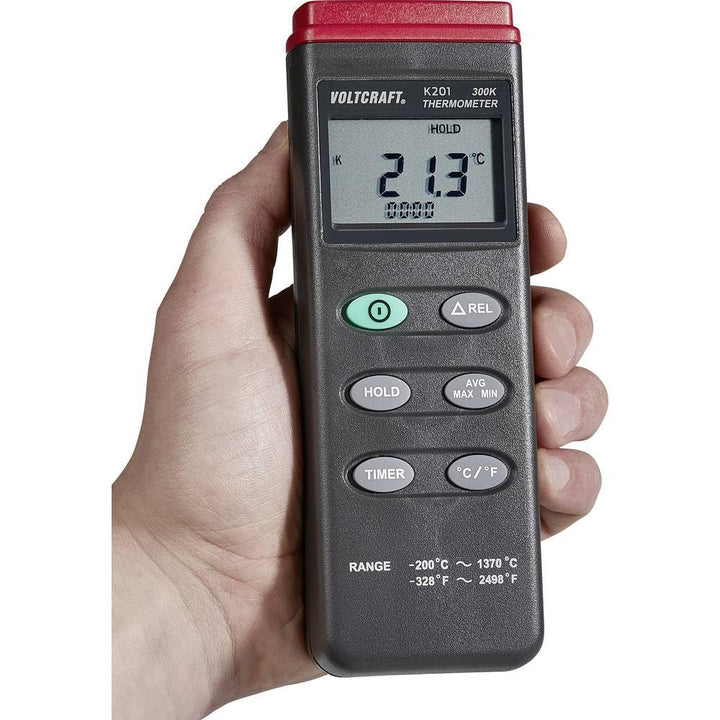 VOLTCRAFT K201 Temperatur-Messgerät -200 - +1370 °C Fühler-Typ K