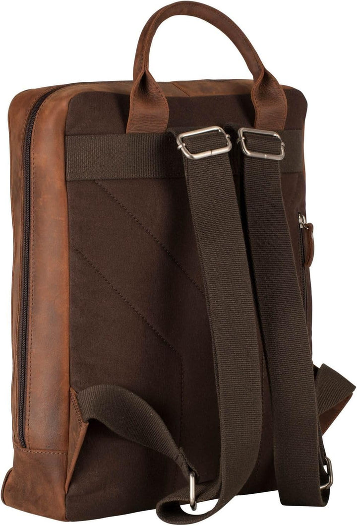 Leonhard Heyden Salisbury - Rucksack L Leder 15" 43 cm braun