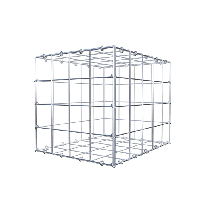 GABIONA Steinkorb-Gabione eckig, Maschenweite 10 x 10 cm, Tiefe 40 cm, Gabione 50 x 40 x 40 cm (L x
