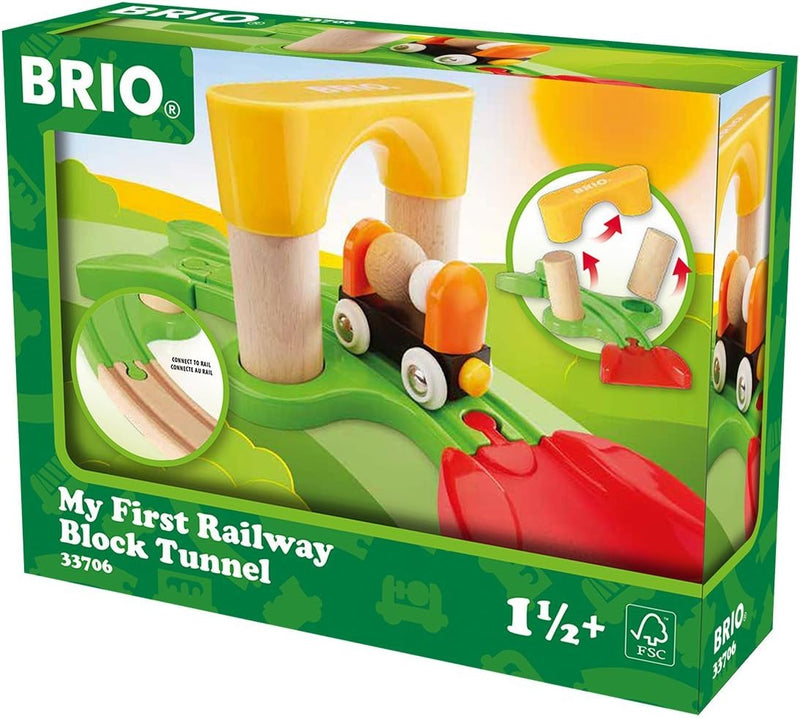 BRIO 33706 - Mein erster Steck Tunnel, bunt