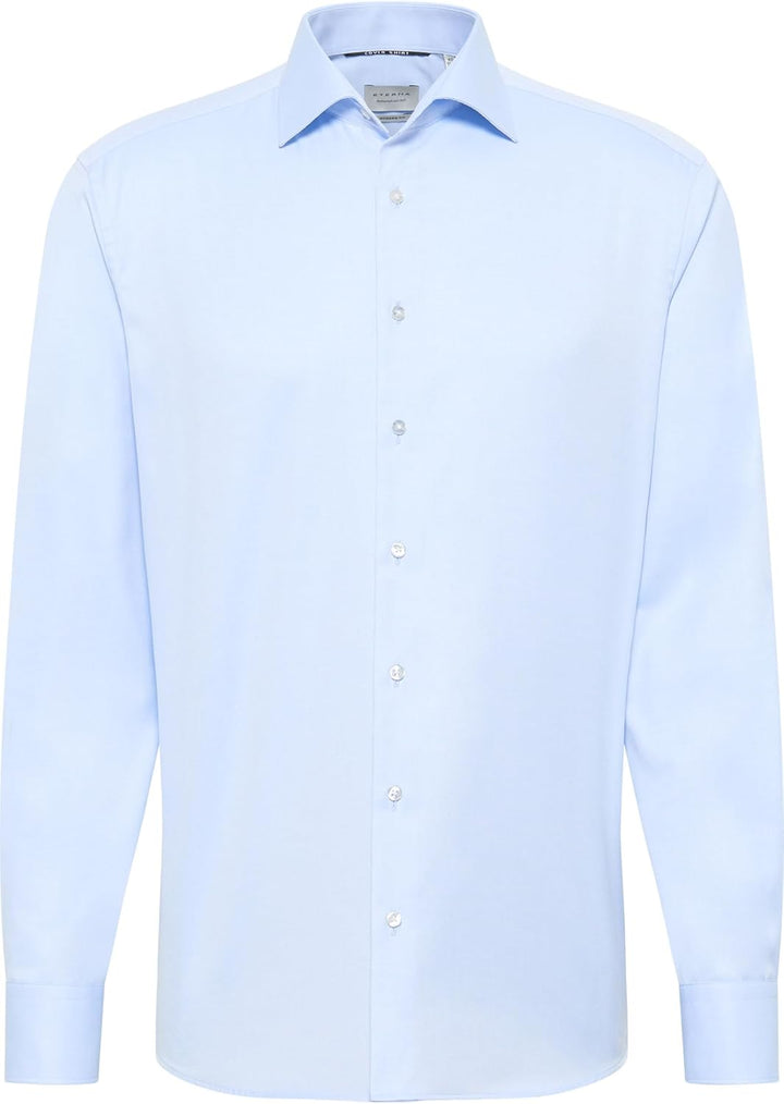 ETERNA Herren Cover Shirt MODERN FIT 38 Blau, 38 Blau