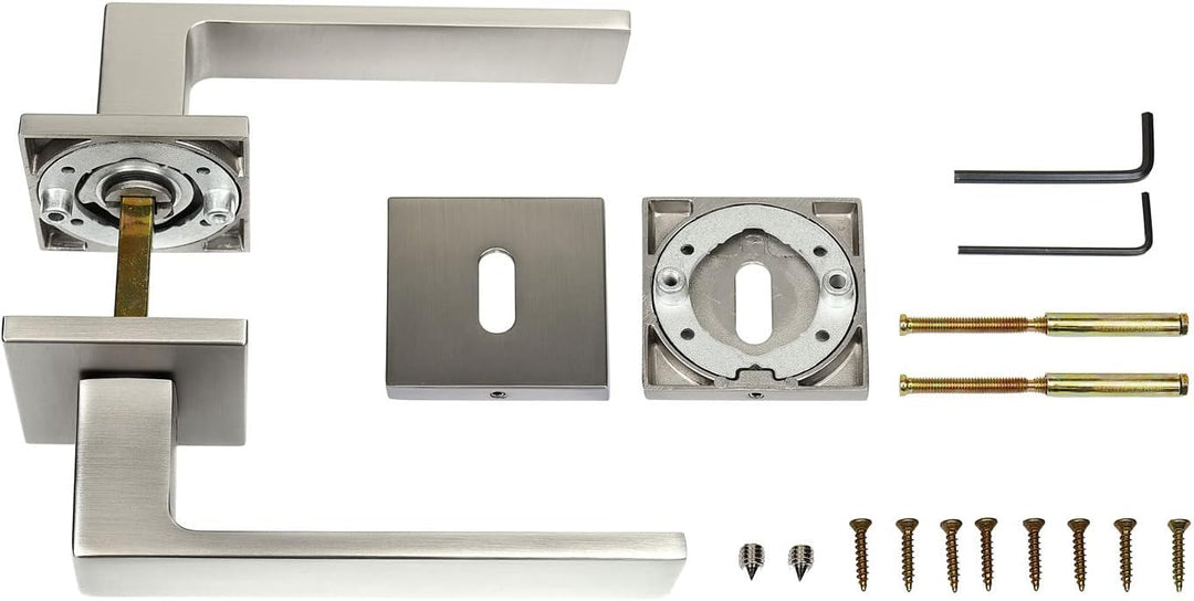 FELGNER Drückergarnitur "Garda " für Buntbart Zimmertüren | hochwertige Garnitur - ergonomisch gefor