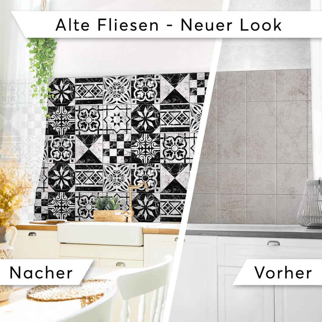 Fliesenfolie Klebefolie Fliesen Fliesendekor Mosaikfliesen I Fliesen Aufkleber Folie Sticker für Küc
