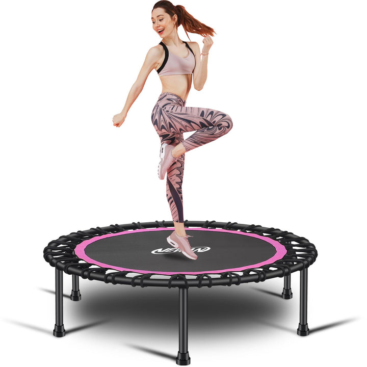 Newan Mini-Trampolin, leises Mini-Trampolin, Fitness-Trampolin, Bungee-Rebounder, Springen, Cardio-T