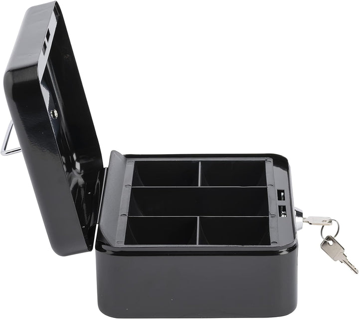 Burg-Wächter CB02BK 20,3 cm Geldkassette, Schwarz, 20 cm, Schwarz