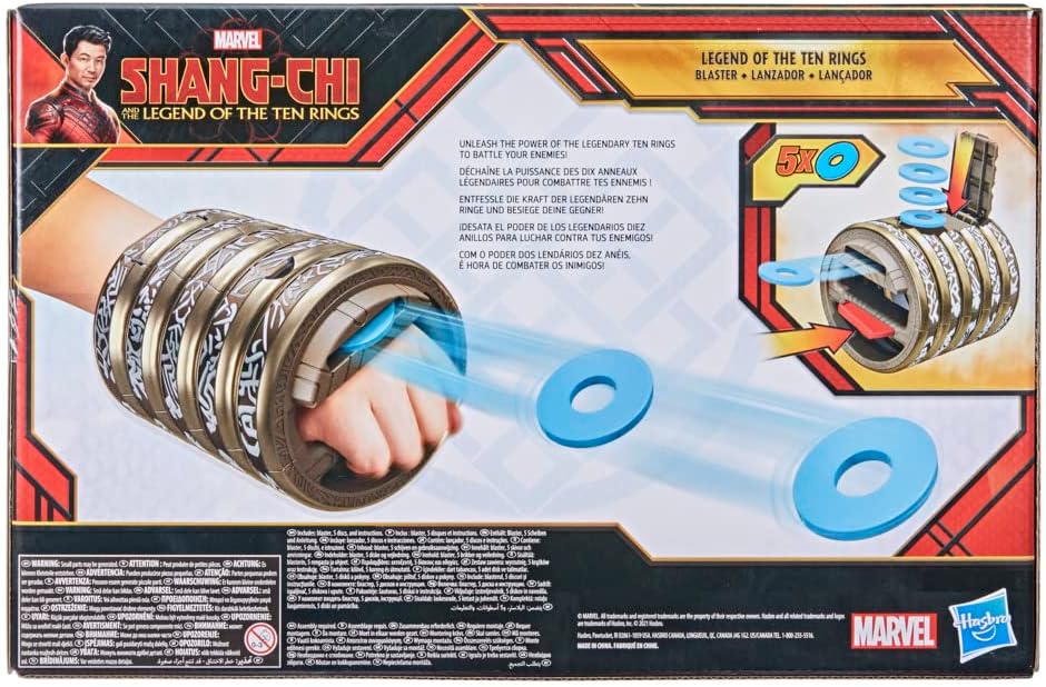 SHANG CHI Marvel Hasbro Legende der zehn Ringe Blaster, Action-Rollenspiel, Spielzeug für Kinder ab