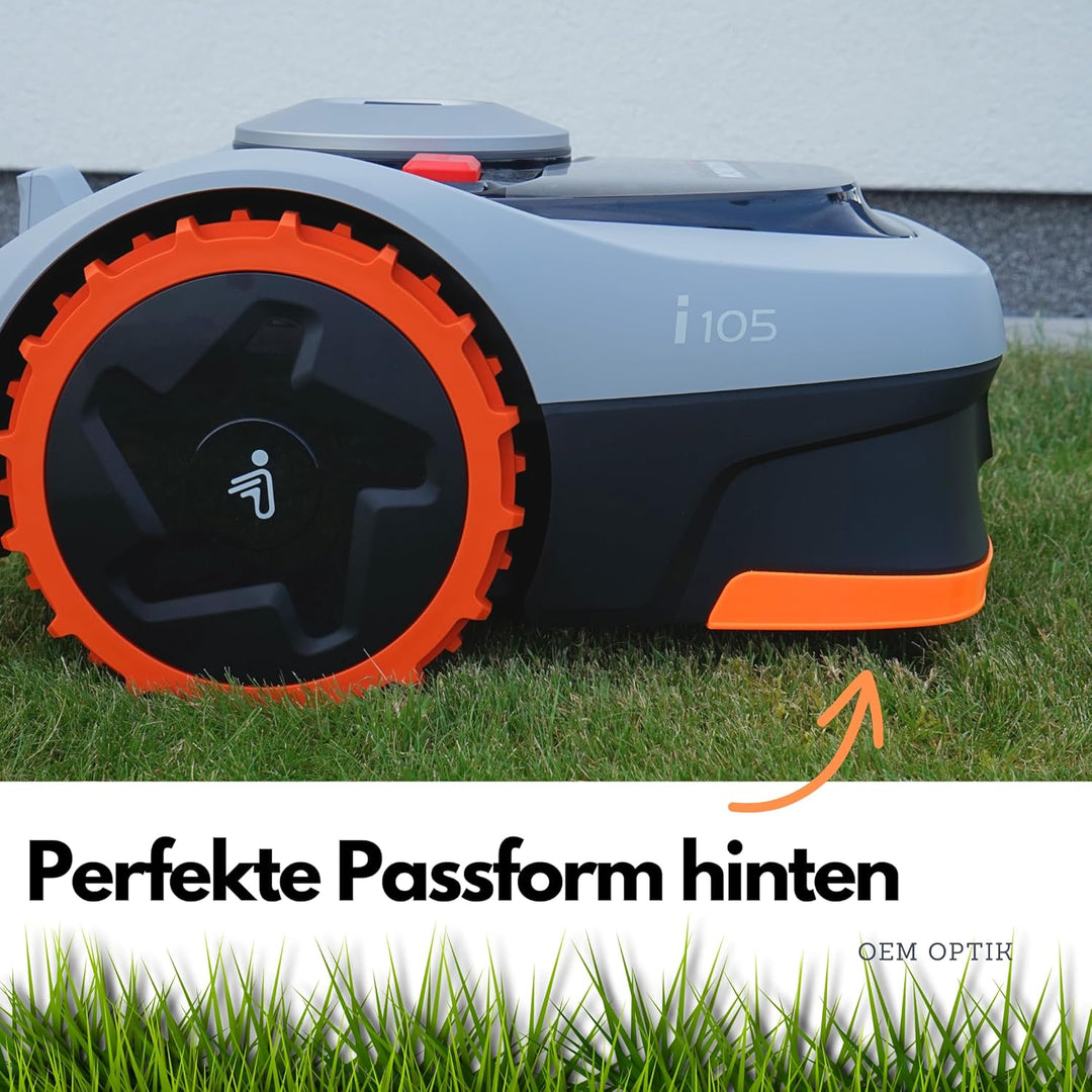 Kantenschutz kompatibel mit Segway Navimow i105e & i108e Schutz Bumper Tuning Mähroboter - einfach g