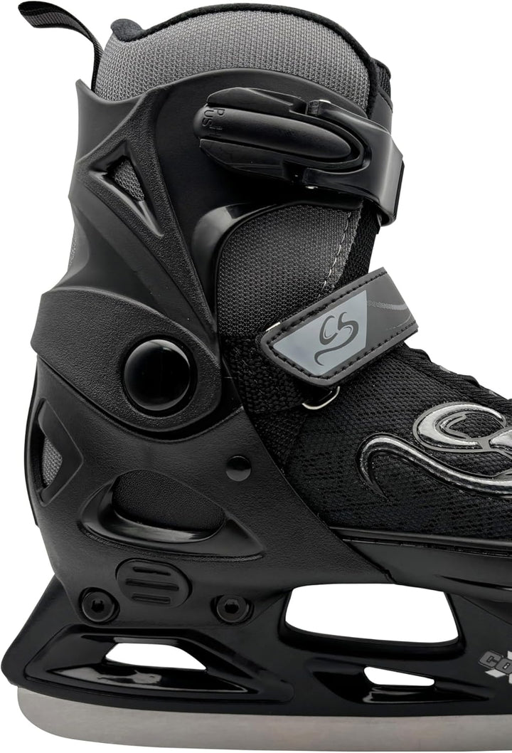 Cox Swain verstellbare Schlittschuhe Crystal, Eislaufschuhe für Kinder, Jugendliche und Erwachsene b