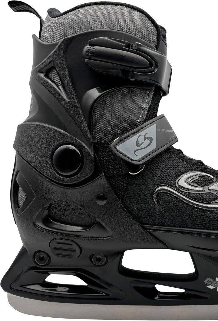 Cox Swain verstellbare Schlittschuhe Crystal, Eislaufschuhe für Kinder, Jugendliche und Erwachsene b