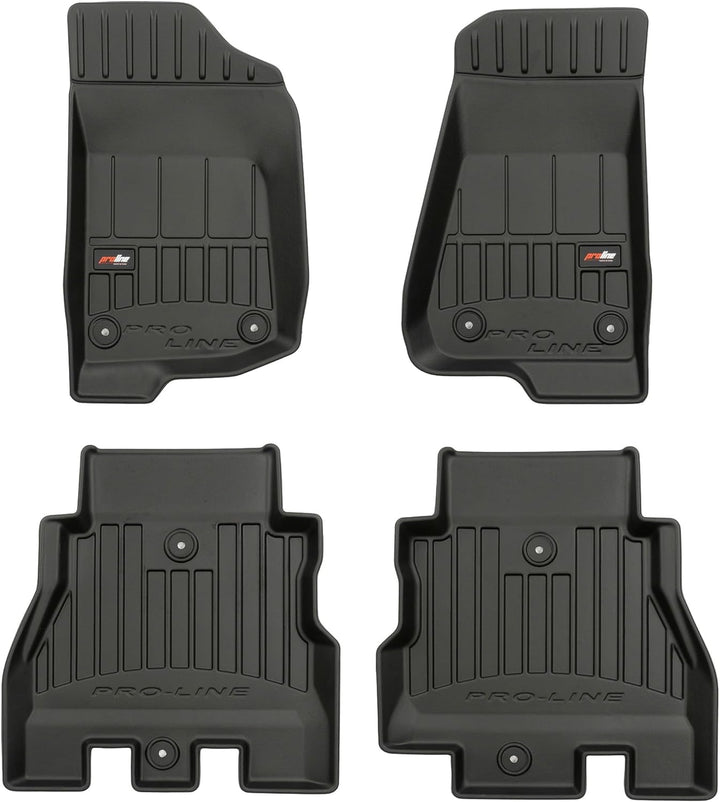 SMK Gummimatten Auto fussmatten Satz für Jeep Wrangler IV ab 2017 Erleben Sie einen neuen Standard d