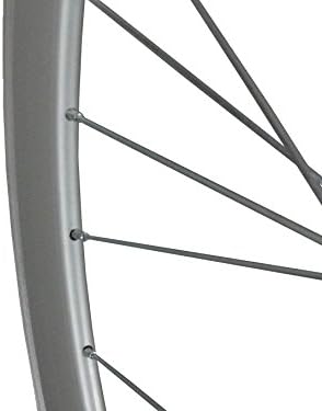 Woo Hoo Bikes Deep V 43 mm Fixie, Fixed Gear, Track, Single Speed Bike Wheels w. Flip Flop Hubs silb