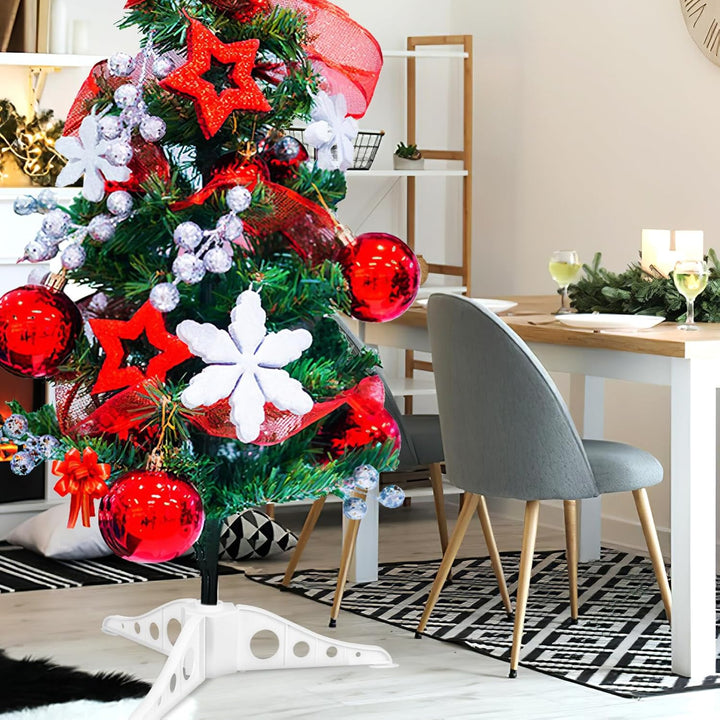 BESPORTBLE Weisser Weihnachtsbaumständer Weihnachtsbaumstütze Ersatz Für Einen Gefälschten Baumständ