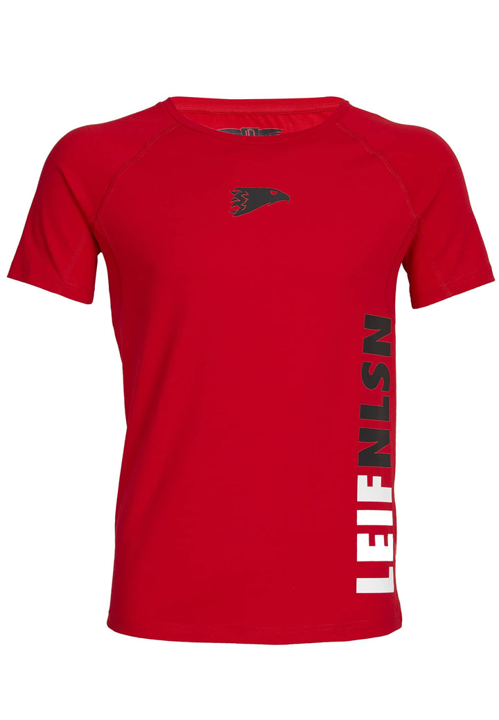 Leif Nelson Gym Herren Fitness T-Shirt Slim Fit Moderner Männer Bodybuilder Trainingsshirt Kurzarm T