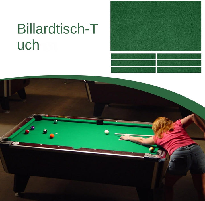 Billardtisch-Filztuch,Tuch-Billardtisch-Filz - Indoor-Pool-Tischdecke,Lange professionelle Billardti