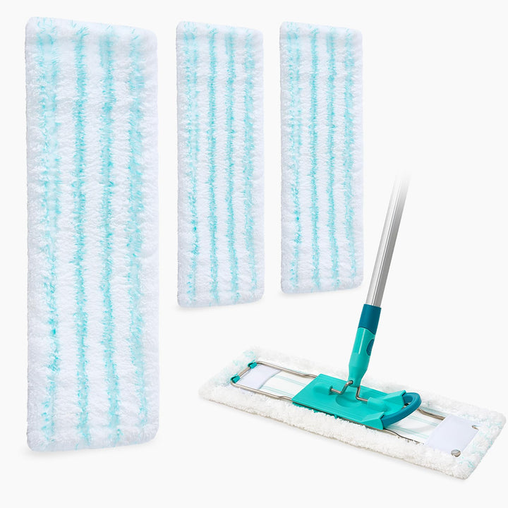 3 Stück Ersatzbezug für Leifheit Bodenwischer Profi XL Micro Duo / Profi XL Cotton Plus, Mikrofaser