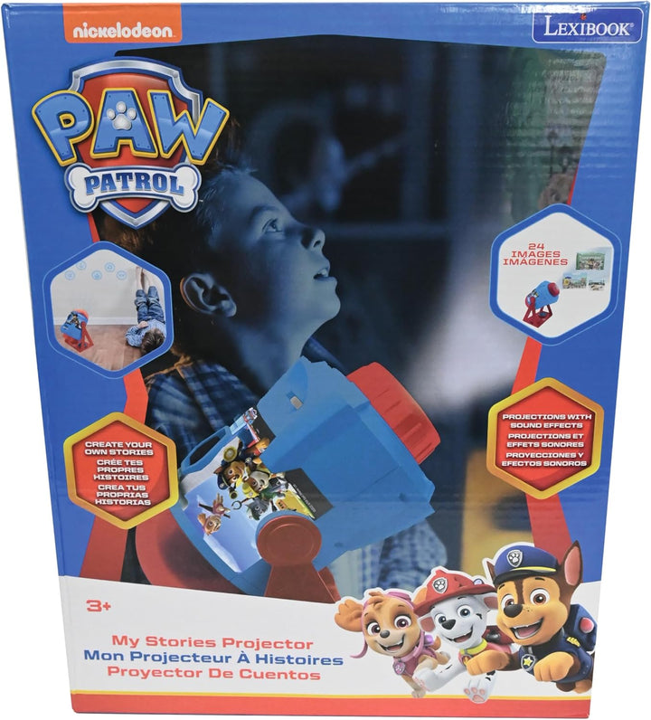 Lexibook LTC100PA Paw Patrol – Meine GESCHICHTEN ERSTRAHLEN – Geschichtenprojektor mit Sounds, Timer