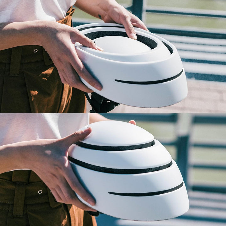 CLOSCA Faltbarer Helm.Fahrradhelm für Erwachsene. Fahrradhelm und Rollerhelm Zertifiziert. Pendlerhe