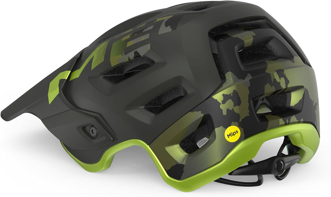 MET Roam MIPS Helm grün/schwarz