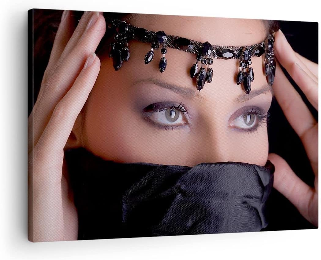 Bilder auf Leinwand Orient weiblich modell dekoration Leinwandbild 70x50cm Wandbilder Dekoration Woh