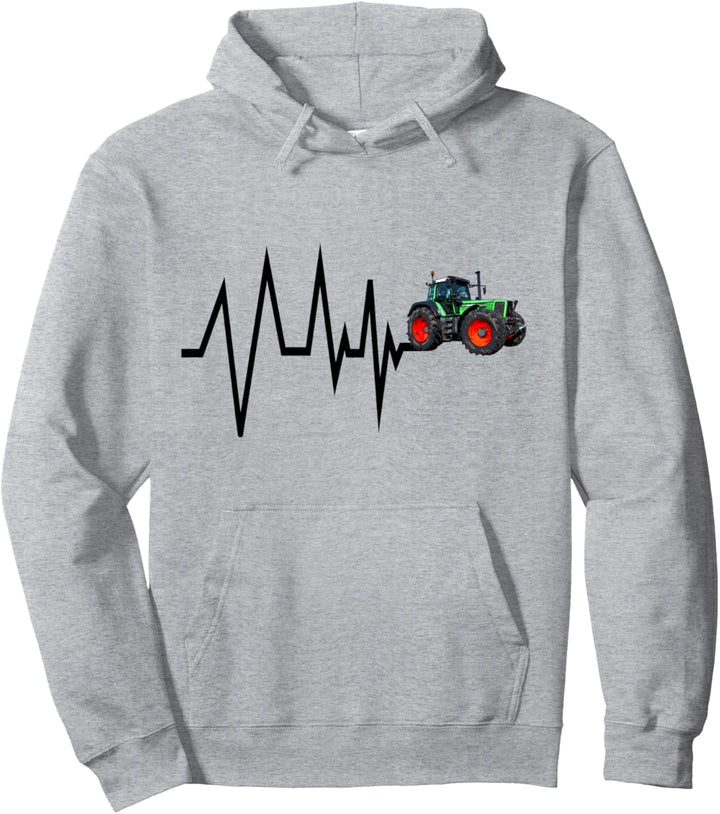 Trecker fahren Landwirt Bauer Herzschlag Traktor Geschenk Pullover Hoodie