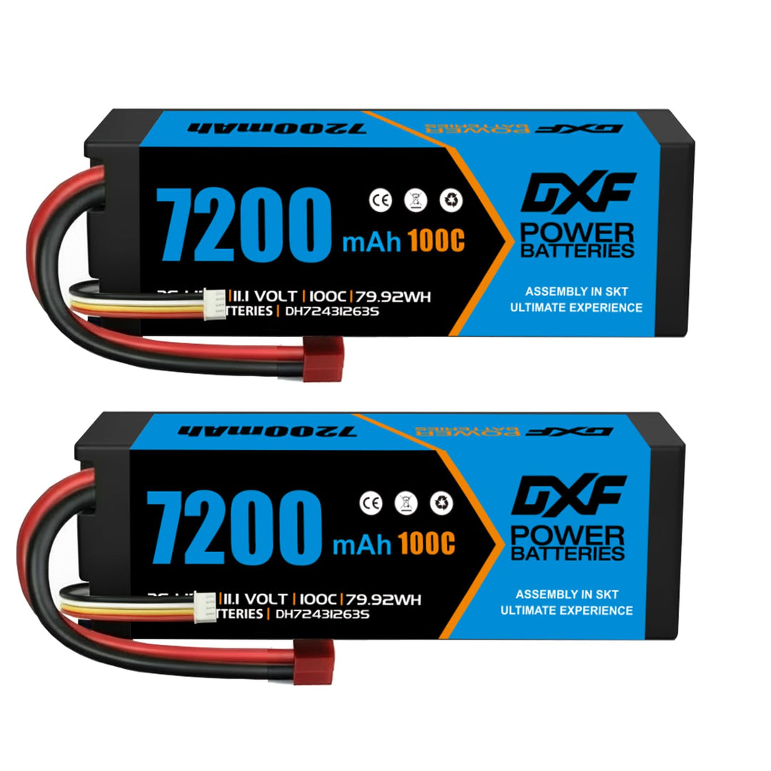 DXF 3S Lipo Akku 6750mAh 11,1V 100C 3S Hard Case mit T-Anschluss für FPV Racing Drohnen Hubschrauber
