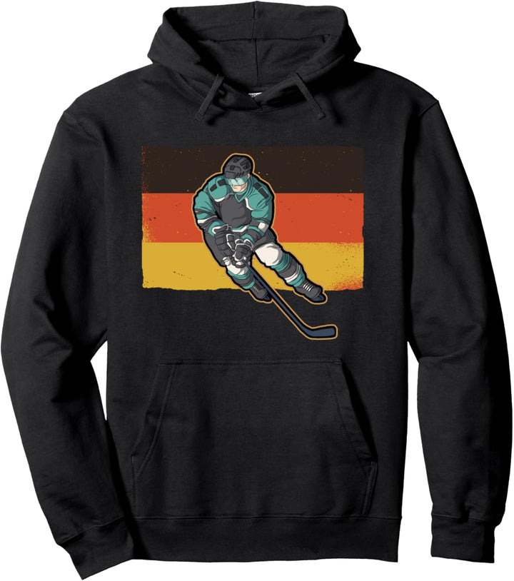 Eishockey Deutschland Eishockeyteam Geschenk Pullover Hoodie