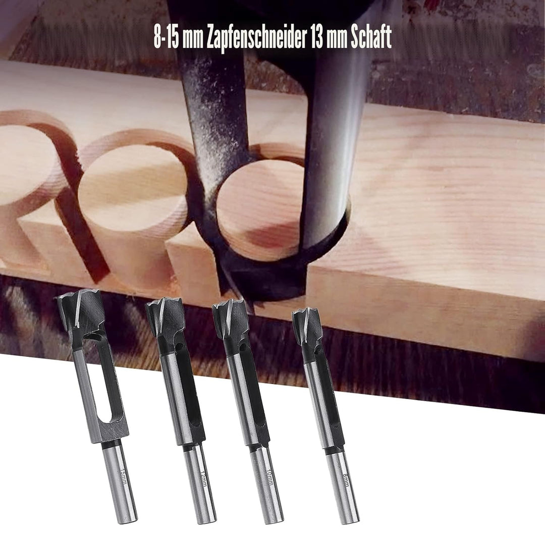 Tiefer Zapfenbohrer für Tischlerarbeiten, 8mm 10mm 12mm 15mm 20mm 25mm 30mm 35mm 40mm Holzdübellochs