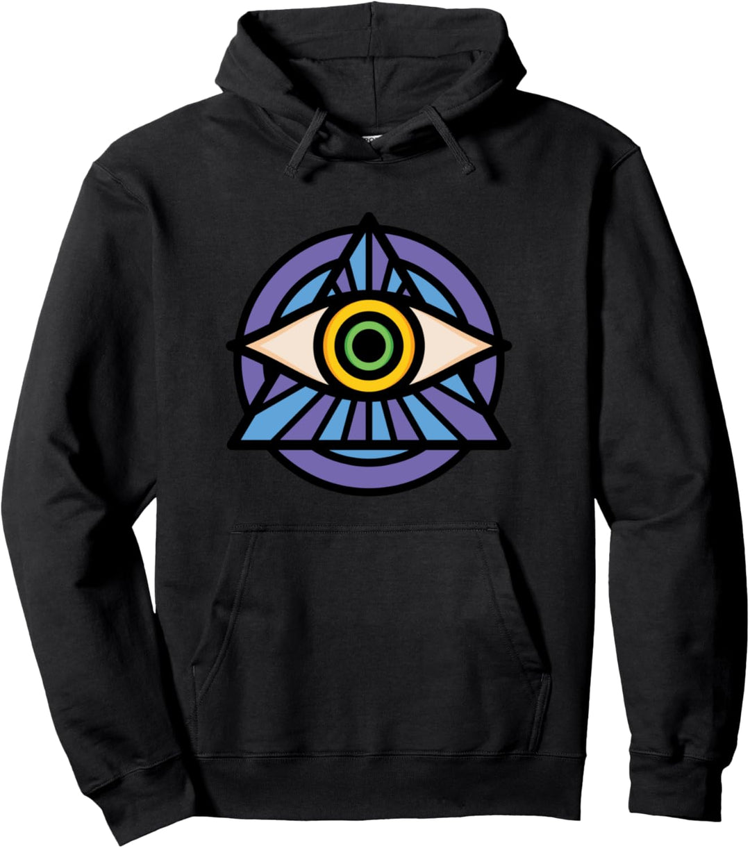 Allsehendes Auge Horus Pyramide Freimaurer Symbol Geschenk Pullover Hoodie