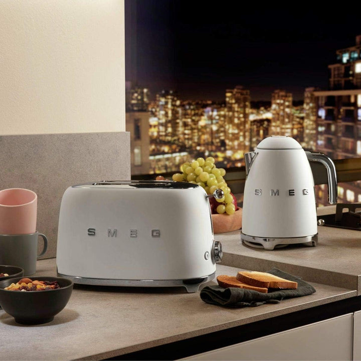 Smeg TSF01WHMEU Toaster Weiss matt GRANDE Weiss Matt, GRANDE Weiss Matt