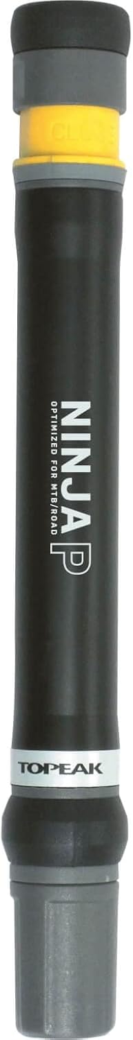 Topeak Unisex-Adult Ninja P Fahrradpumpe (Mini), Black, One Size