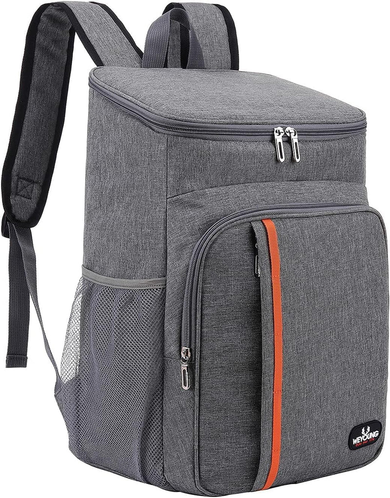 QINGLOU 28L Kühlrucksack Thermo Rucksack Picknickrucksack Kühltasche Gross Isoliert Cooler Bag Männe