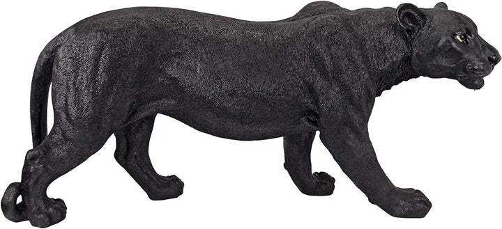 Design Toscano Raubtier im Schatten, Schwarzer Panther - Gartenfigur Large, Large