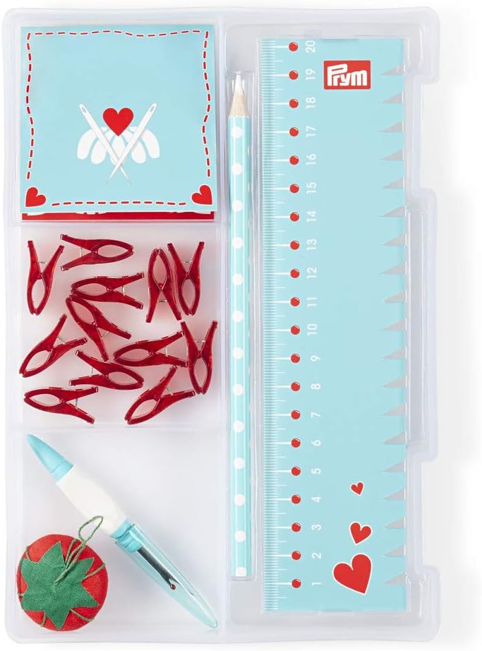 Prym 651222 Love Starter Set Nähen mint Nähset, 25 x 17 x 6,5 cm 25 x 17 x 6,5 cm Mint, 25 x 17 x 6,